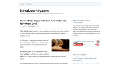 Desktop Screenshot of navaljourney.com
